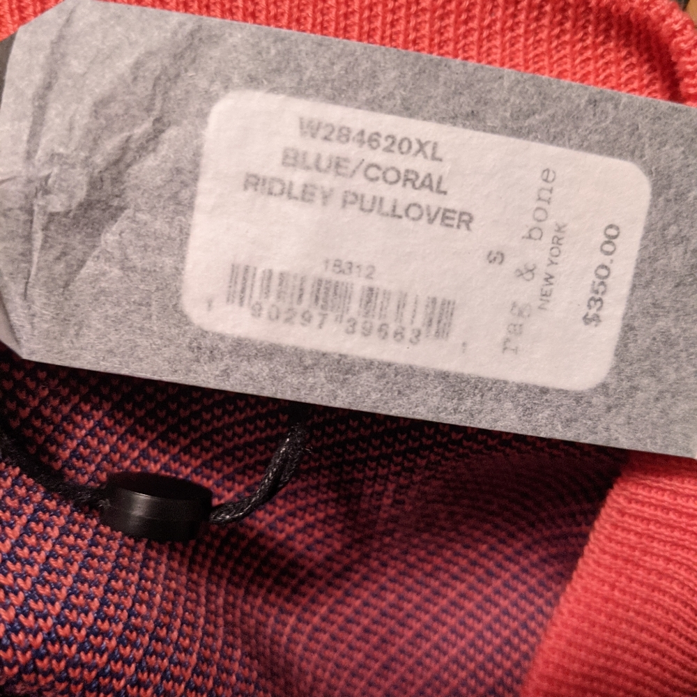 NWT Rag and Bone Ridley Gingham Pullover Sweater - Picture 10 of 13